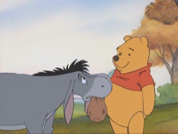 Кадр из фильма Винни Пух: Время делать подарки / Winnie the Pooh: Seasons of Giving (1999)