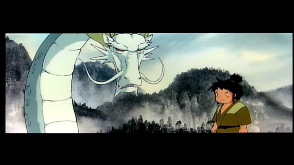 Кадр из фильма Таро - сын дракона / Tatsu no Ko Taro / Taro - The Dragon Boy / Ryuu no Kotarou (1979)