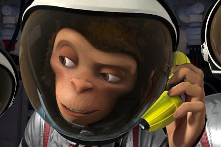 Кадр из фильма Мартышки в космосе / Space Chimps (2008)