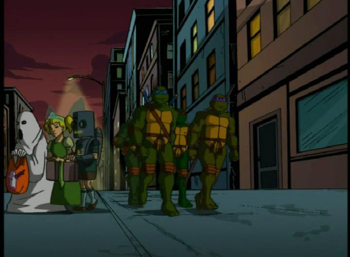 Кадр из фильма Черепашки ниндзя. Новые приключения / Teenage Mutant Ninja Turtles (2003)