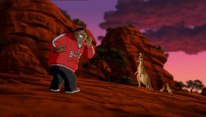 Кадр из фильма Кенгуру Джекпот: Новые приключения / Kangaroo Jack: G'Day, U.S.A.! (2004)
