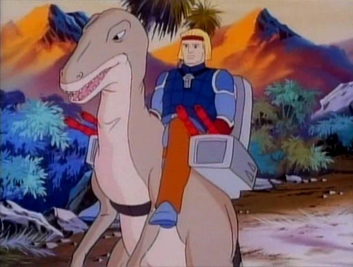 Кадр из фильма Погонщики динозавров / Dino Riders (1988)