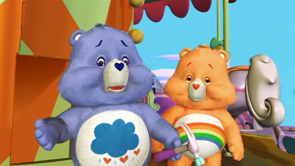 Кадр из фильма Заботливые Мишки: Путешествие в Шутляндию / Care Bears: Journey to Joke-a-Lot (2004)