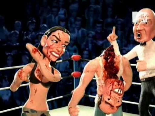 Кадр из фильма Звездные бои насмерть / Celebrity Deathmatch (1998)