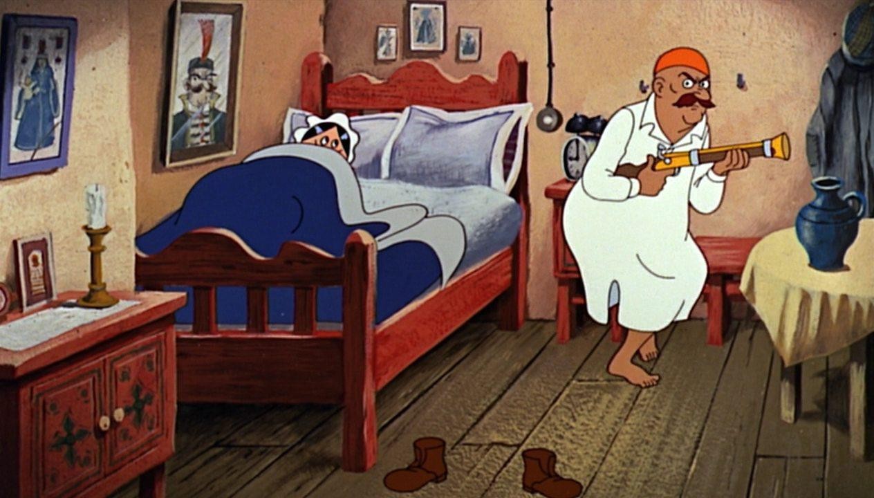 Кадр из фильма Тинтин и озеро акул / Tintin et le lac aux requins (1972)
