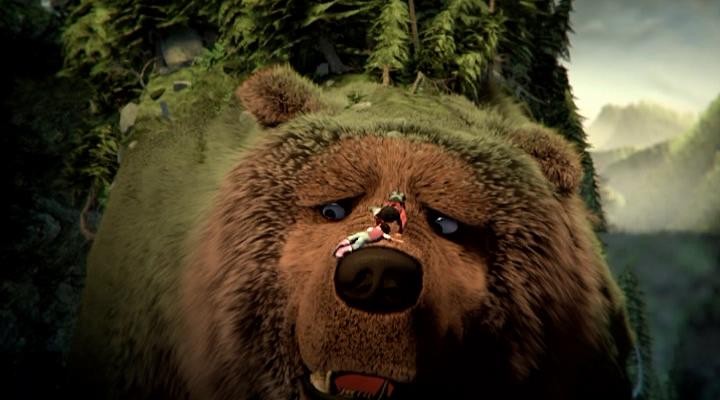 Кадр из фильма Как приручить медведя / Den kæmpestore bjørn (2011)
