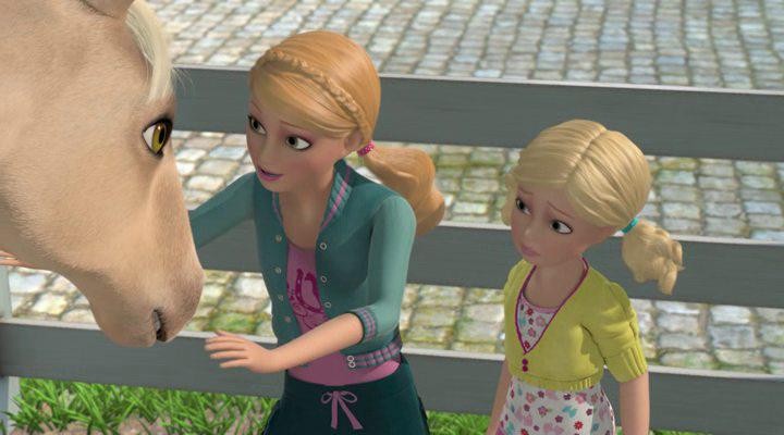 Кадр из фильма Барби и ее сестры в Сказке о пони / Barbie &amp; Her Sisters in A Pony Tale (2013)