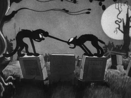 Кадр из фильма Пляска скелетов / The Skeleton Dance (1929)