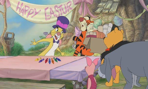 Кадр из фильма Винни Пух: Весенние денёчки с малышом Ру / Winnie the Pooh: Springtime with Roo (2004)