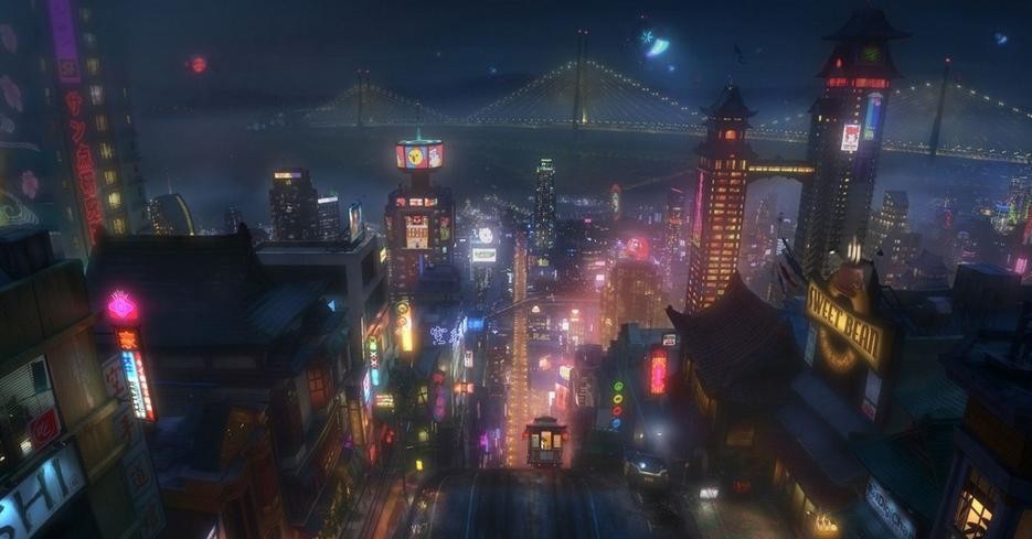 Кадр из фильма Город героев / Big Hero 6 (2014)