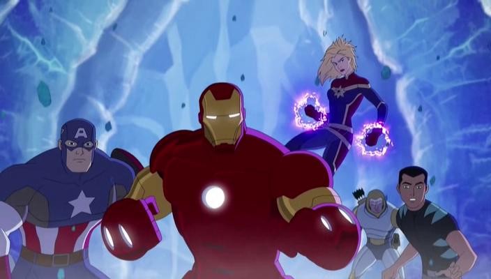 Кадр из фильма Приключения Супергероев: Морозный Бой / Marvel Super Hero Adventures: Frost Fight! (2015)
