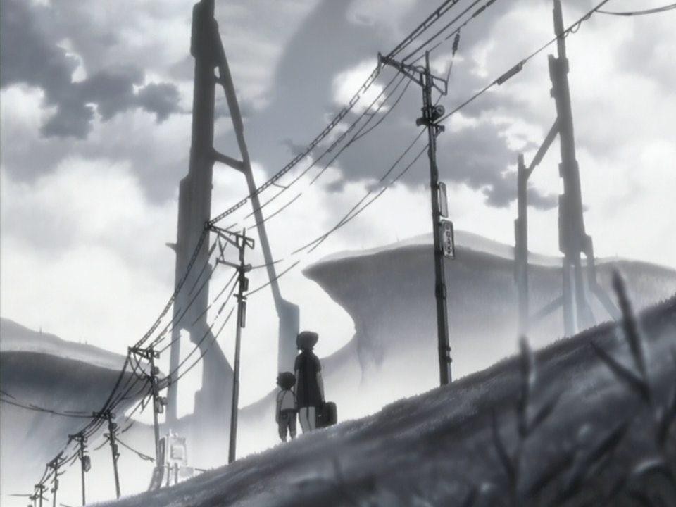 Кадр из фильма Эврика 7: Псалмы Планет / Kôkyô shihen Eureka Sebun: Poketto ga niji de ippai (2005)