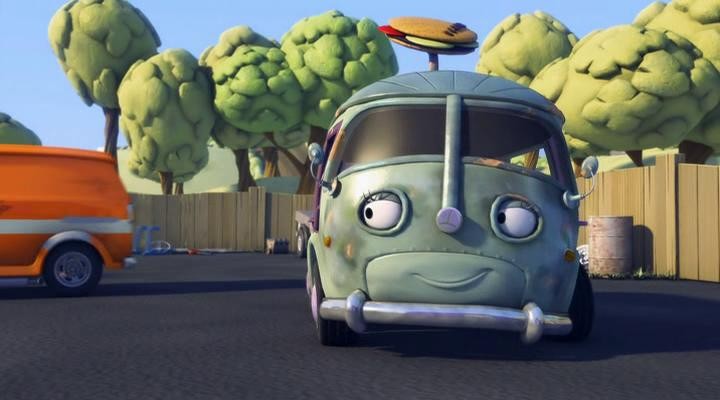 Кадр из фильма Олли: Веселый грузовичок / Olly The Little White Van (2011)