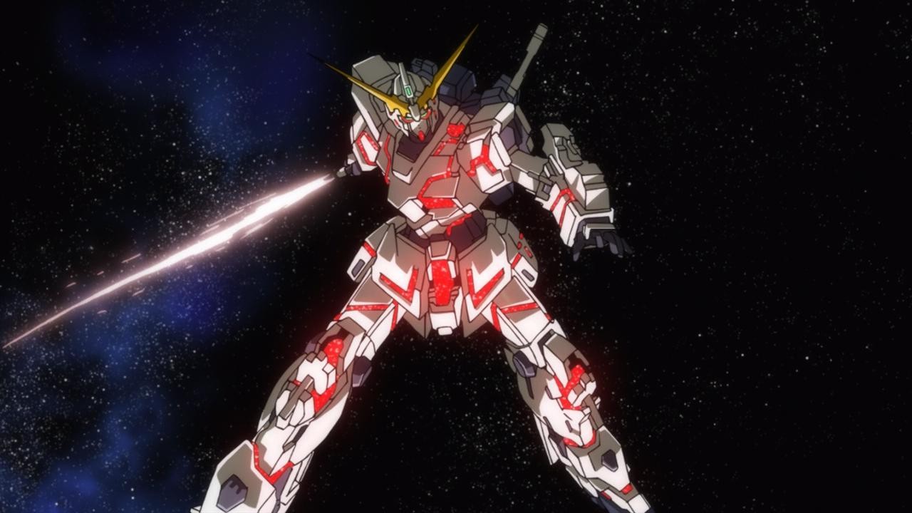 Кадр из фильма Мобильный воин ГАНДАМ: Единорог / Kidou Senshi Gundam Unicorn (2010)