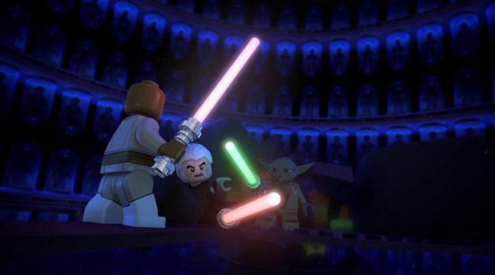 Кадр из фильма ЛЕГО Звездные войны: Хроники Йоды / Lego Star Wars: The Yoda Chronicles (2013)