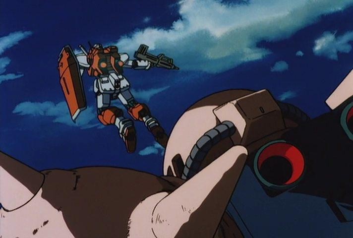Кадр из фильма Мобильный воин ГАНДАМ 0083: Память о Звездной пыли / Kidô senshi Gundam 0083: Stardust Memory (1991)