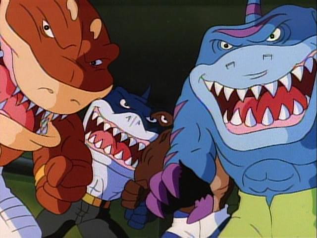 Кадр из фильма Уличные акулы / Street Sharks (1994)