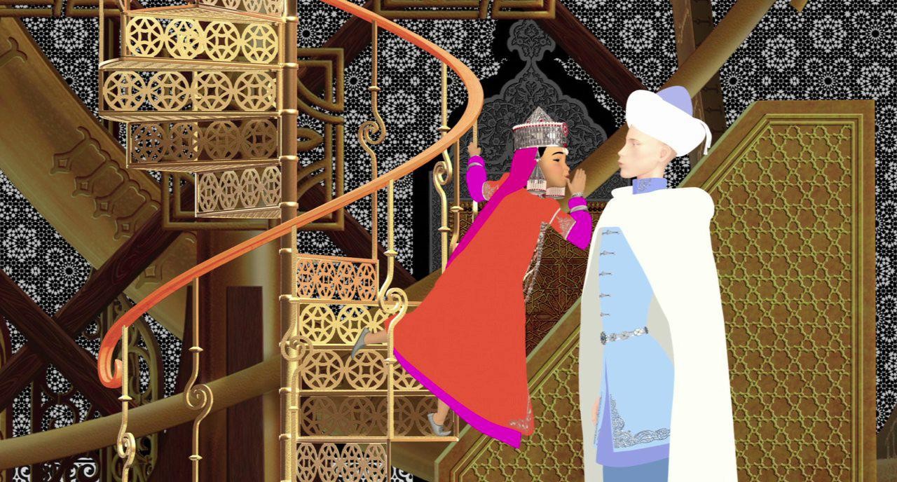 Кадр из фильма Азур и Азмар / Azur et Asmar (2006)