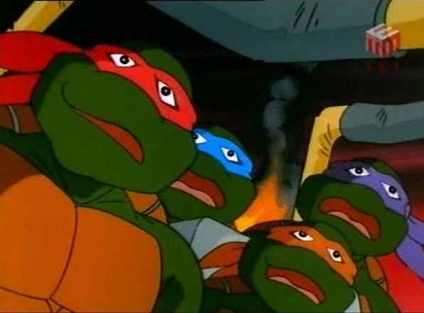 Кадр из фильма Черепашки мутанты ниндзя / Teenage Mutant Ninja Turtles (1987)