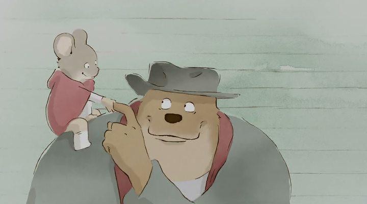 Кадр из фильма Эрнест и Селестина: Приключения мышки и медведя / Ernest et Célestine (2013)