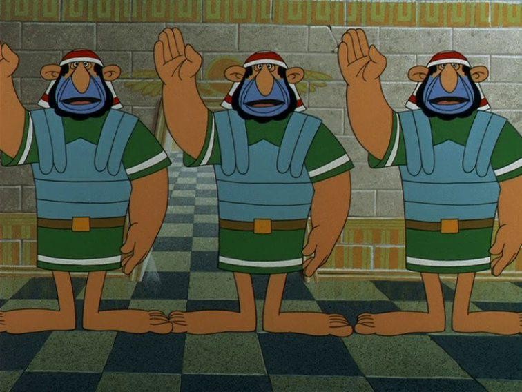 Кадр из фильма Астерикс и Клеопатра / Asterix et Cleopatre (1968)