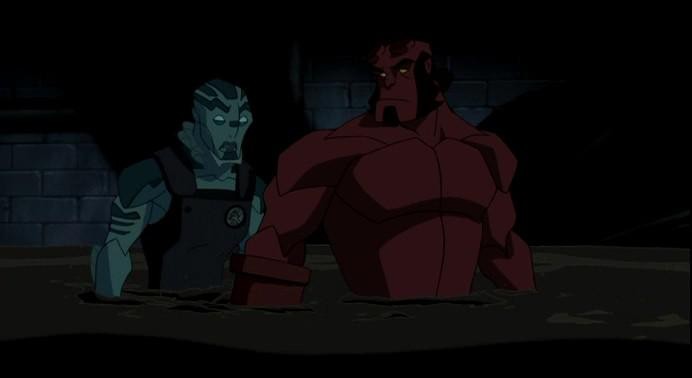 Кадр из фильма Хеллбой: Кровь и металл / Hellboy Animated: Blood and Iron (2007)