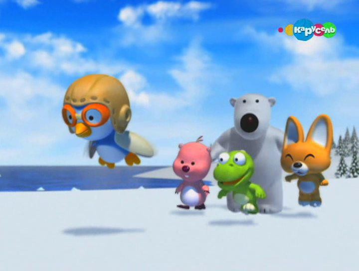 Кадр из фильма Пингвиненок Пороро / Pororo the Little Penguin (2007)