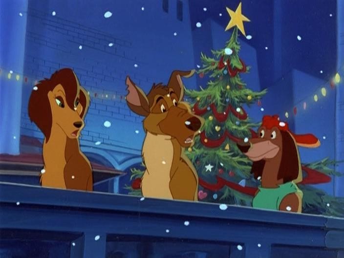 Кадр из фильма Все собаки празднуют Рождество / An All Dogs Christmas Carol (1998)