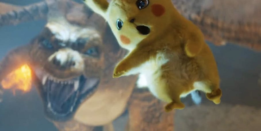 Кадр из фильма Покемон. Детектив Пикачу / Pokémon Detective Pikachu (2019)